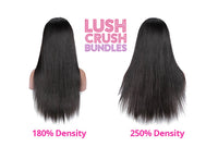 250% Density 4x4 Transparent Lace Closure Wigs