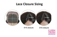 250% Density 5x5 Transparent Lace Closure Wigs